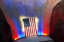 Ron Eland/Boulder City Review Guests and dignitaries were invited to Hoover Dam Monday night to ...