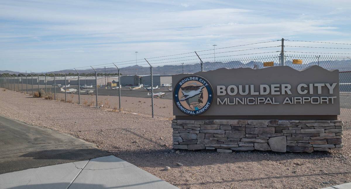 Ron Eland/Boulder City Review The Boulder City Municipal Airport will soon see construction at ...