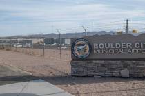 Ron Eland/Boulder City Review The Boulder City Municipal Airport will soon see construction at ...