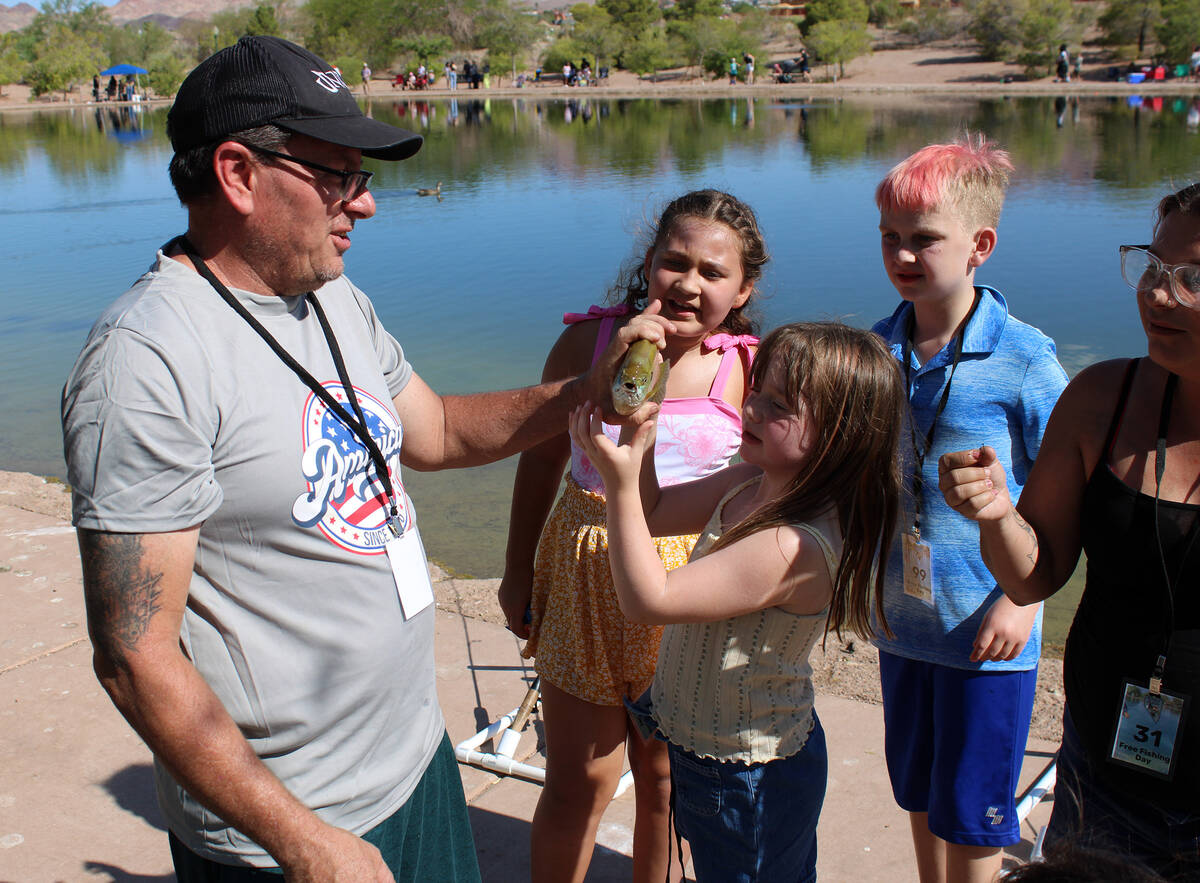 Some had more luck than others. This family caught two sih Saturday.