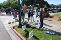 Ron Eland/Boulder City Review Last month, a group of people against a proposed data canter in E ...