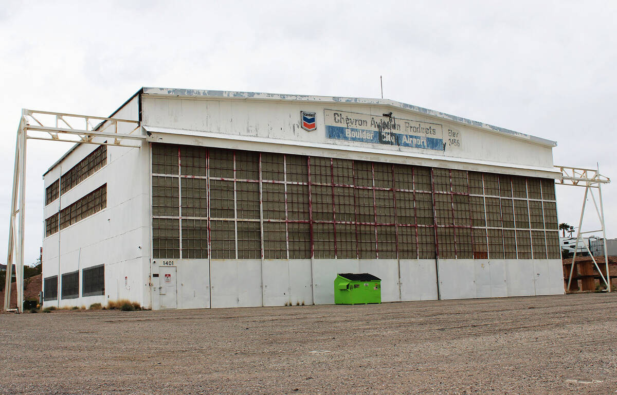 Ron Eland/Boulder City Review The Boulder City Navy Hangar was constructed more then 90 years a ...