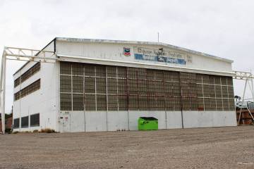 Ron Eland/Boulder City Review The Boulder City Navy Hangar was constructed more then 90 years a ...