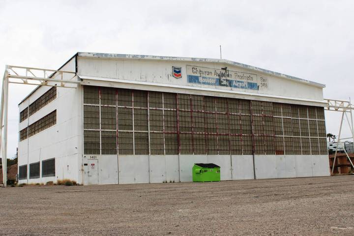 Ron Eland/Boulder City Review The Boulder City Navy Hangar was constructed more then 90 years a ...