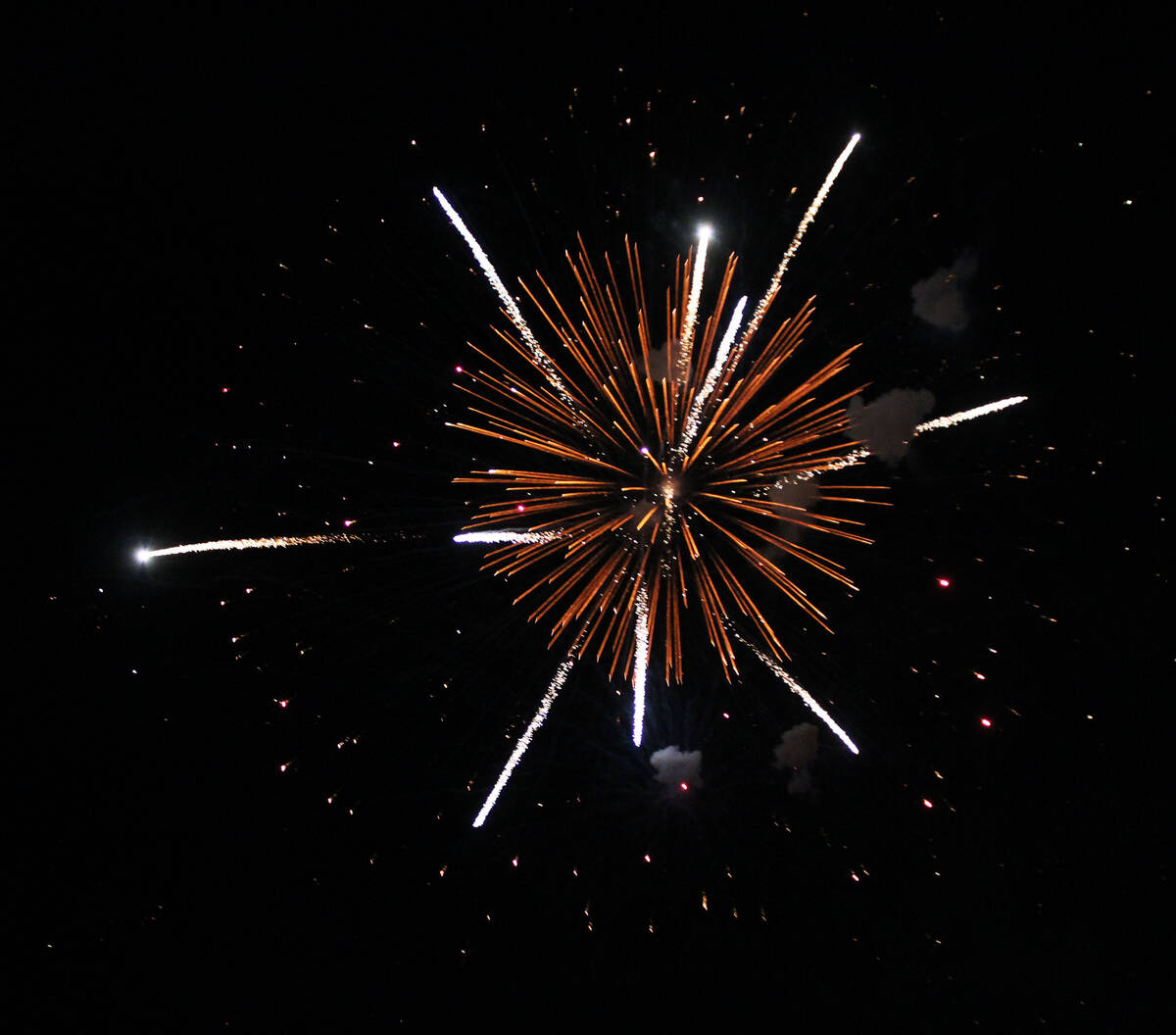 This year’s fireworks show offered several unique styles.