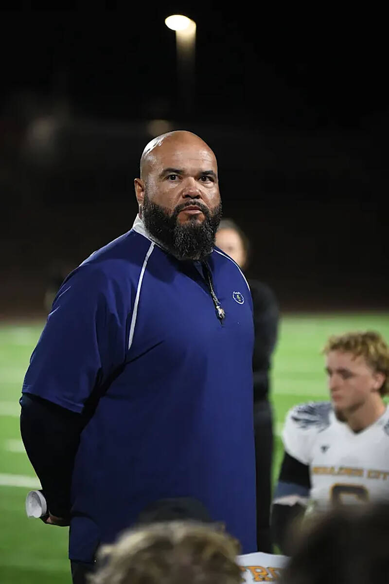 Photo courtesy Jeremy Reed Chris Render is Boulder City High School's new varsity football ...