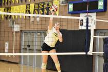 Robert Vendettoli/Boulder City Review Boulder City High School senior volleyball captain Bella ...