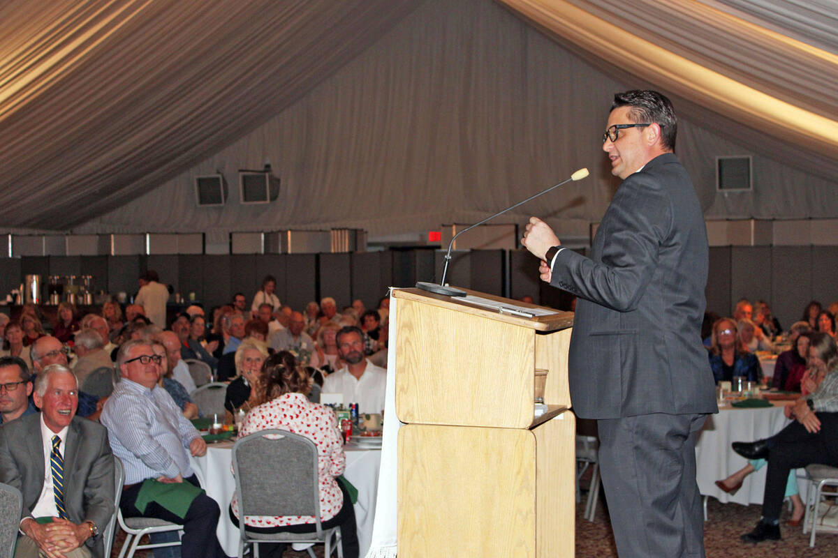 Ron Eland/Boulder City Review The Boulder Dam Credit Union has been using the pavilion for its ...