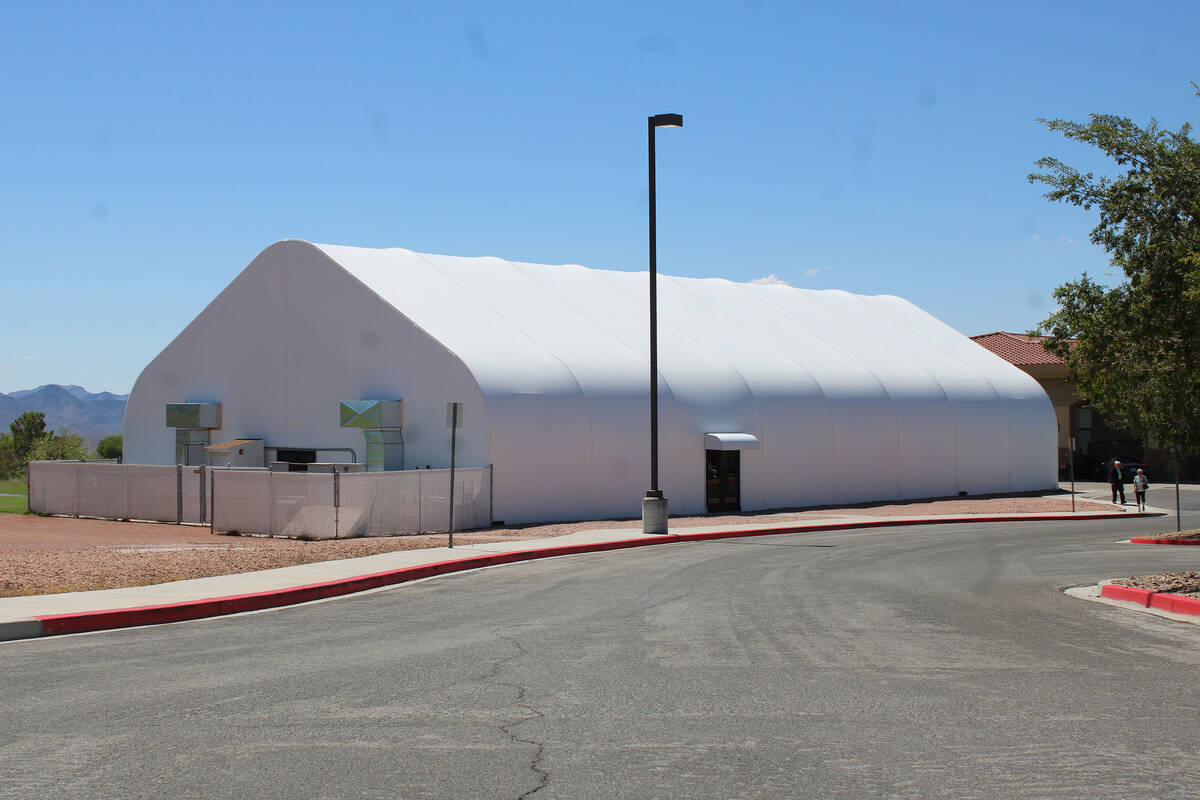 Ron Eland/Boulder City Review The current pavilion at the Boulder Creek Golf Course has been ut ...