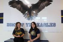 Courtney Essman and Analisa Kimball from Boulder City High School.