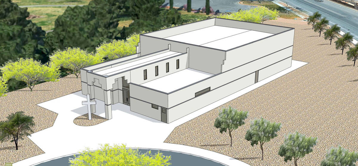 This rendering from GreeneTindall Design shows the proposed design of the new Boulder City Unit ...