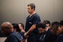 Frank Mariani appears in court at the Regional Justice Center Wednesday, May 6, 2026, in Las Ve ...