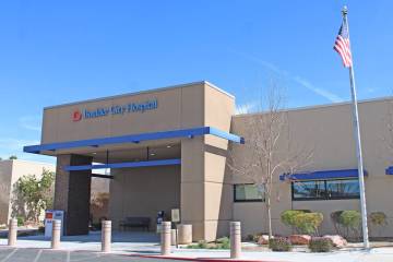 Ron Eland/Boulder City Review The Boulder City Hospital was recently awarded a federal grant fo ...