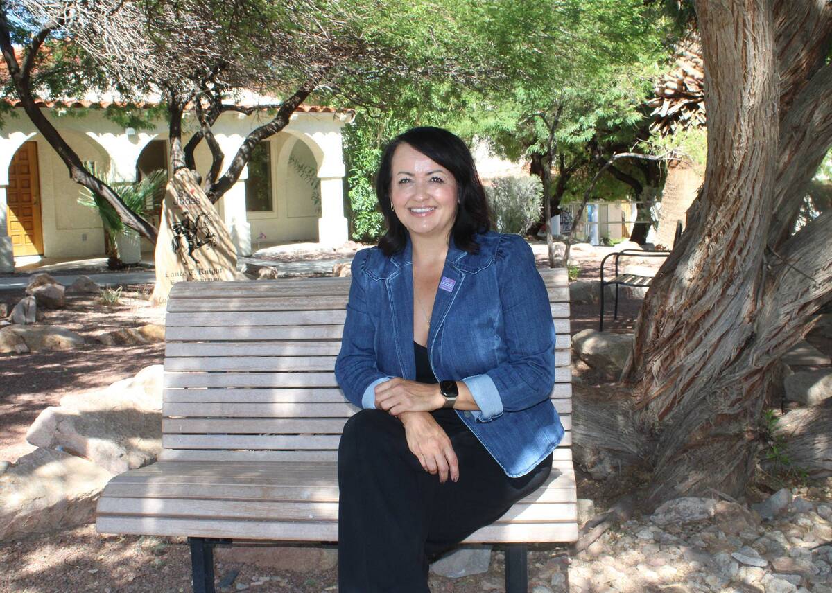 Ron Eland/Boulder City Review Dr. Christina Vela announced recently that she will be stepping d ...