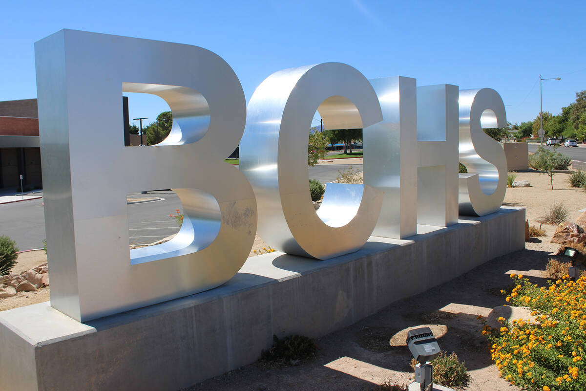 Ron Eland/Boulder City Review Boulder City High School, as well as the other public schools in ...