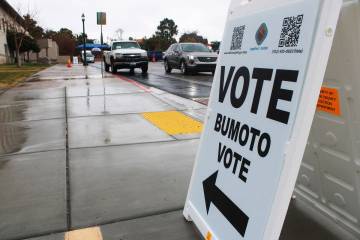 Ron Eland/Boulder City Review file photo Six residents will be vying for three seats on the Bou ...