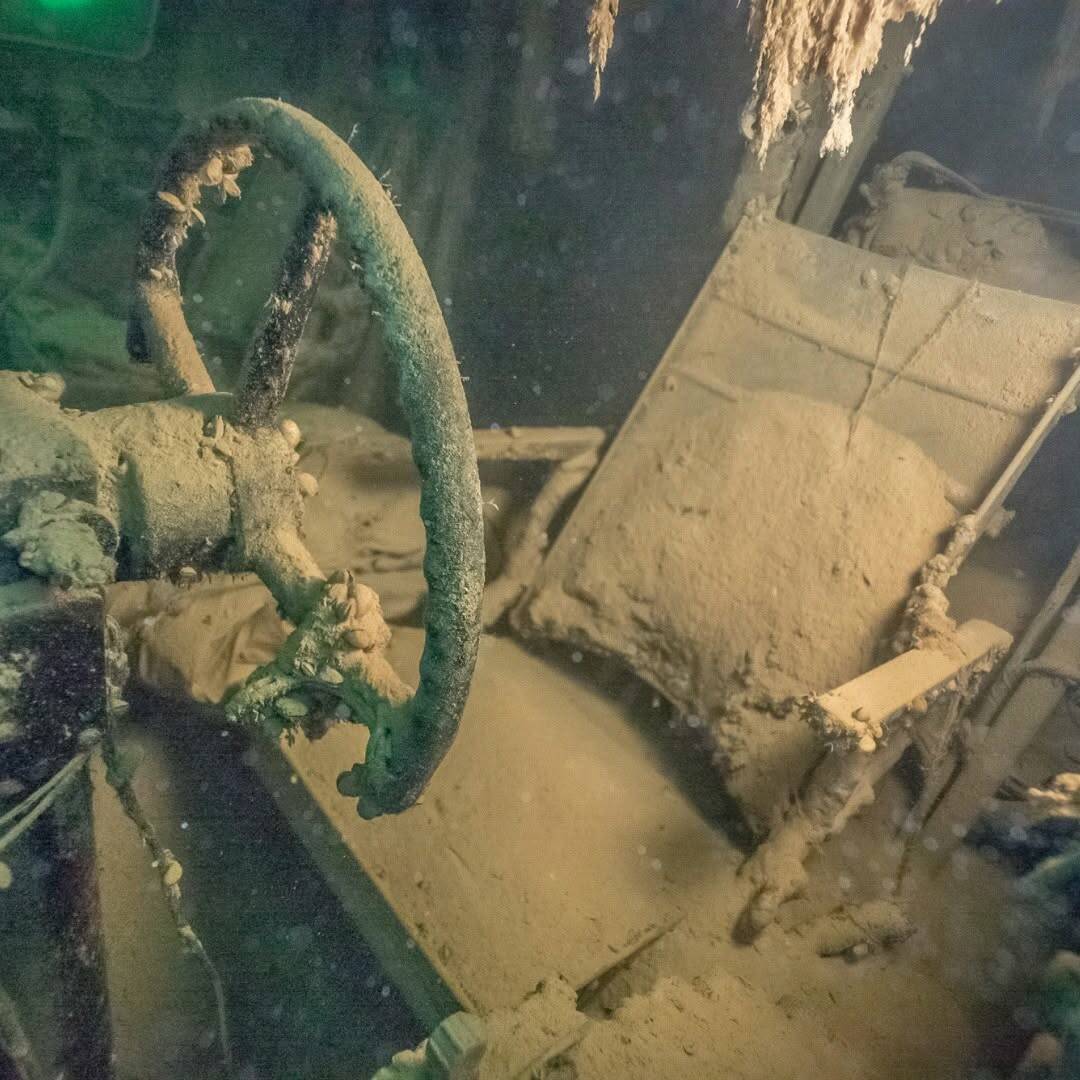 The wreckage of a B-29 plane is seen at Lake Mead National Recreation Area. (Lake Mead National ...