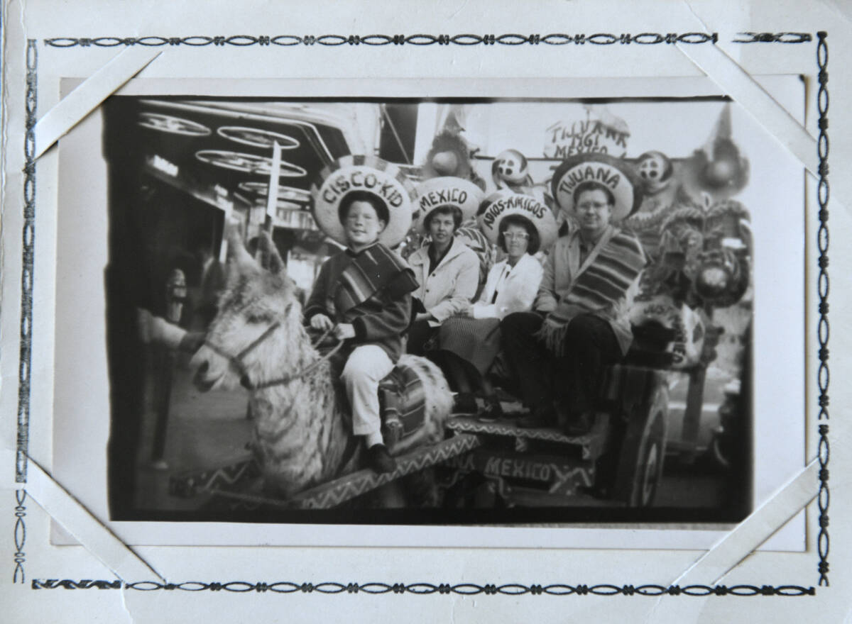 Sundae Schor, second from right, is seen with her brother, John, front, mother, Mauna, and step ...